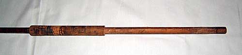 Old cane rod before handle refurbishment
